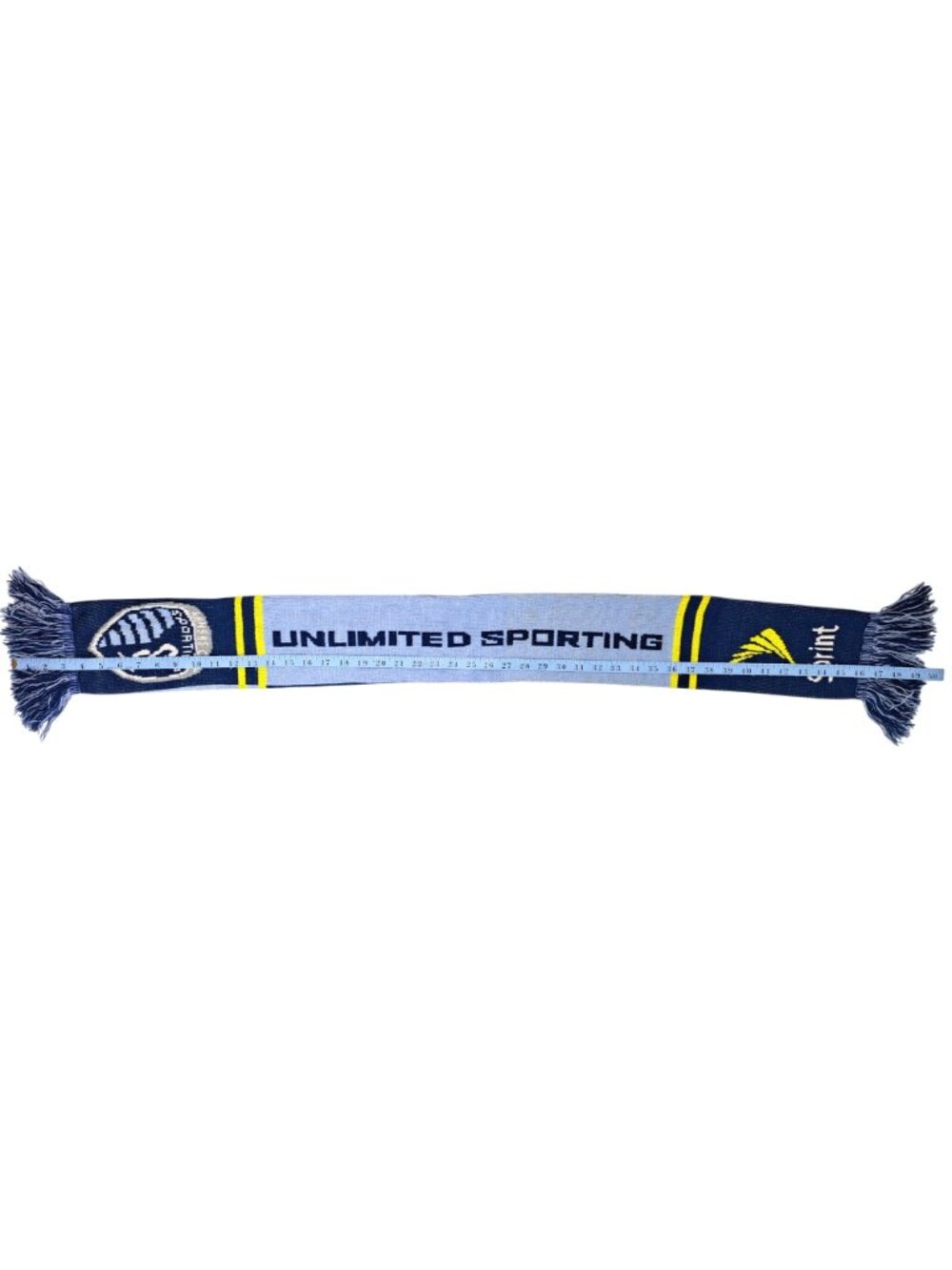 Sporting Kansas City Scarf Blue Yellow Limited Edition Sprint Logo Soccer MLS - Picture 11 of 11